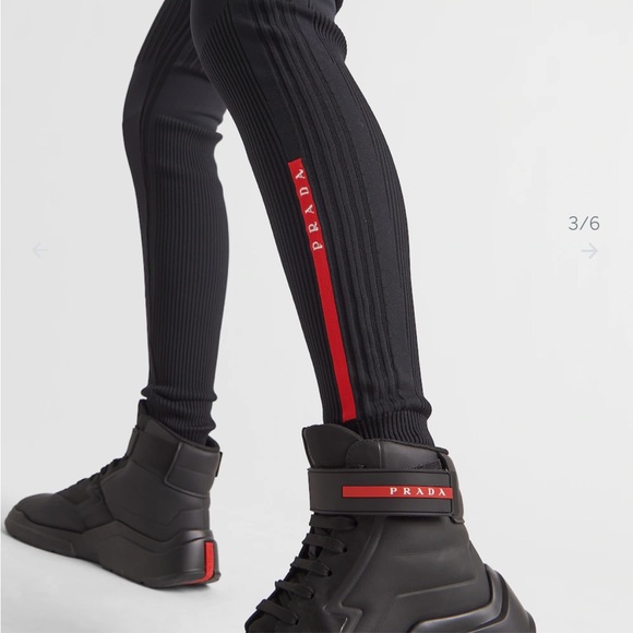Prada Tech Rec Nylon Pique Leggings - Picture 4 of 5